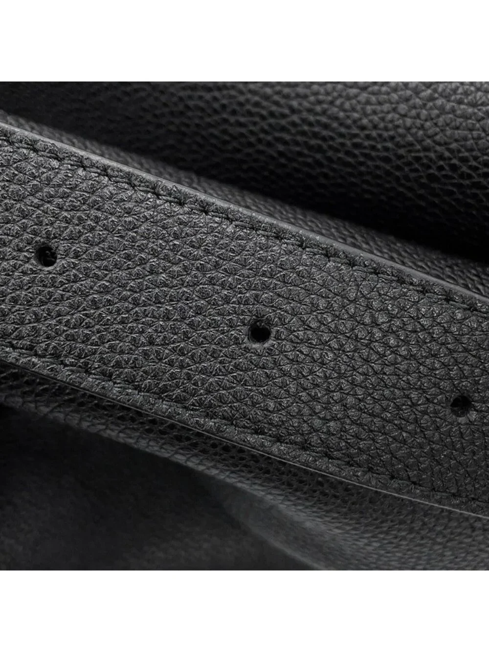 Balenciaga Shoulder Bag Credit Large Soft Grain Calf Leather Black